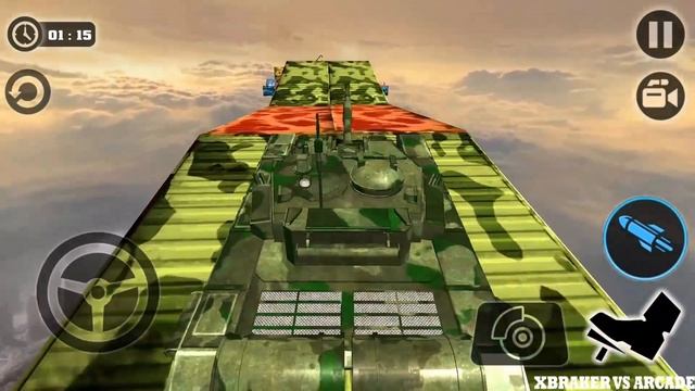 Impossible Army Tank Driving Simulator Tracks 2017 - Android Game Play FHD смотреть онлайн