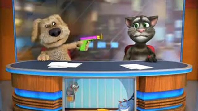 Talking Tom & Ben News the PUNCHING DOG!!!¡ смотреть онлайн