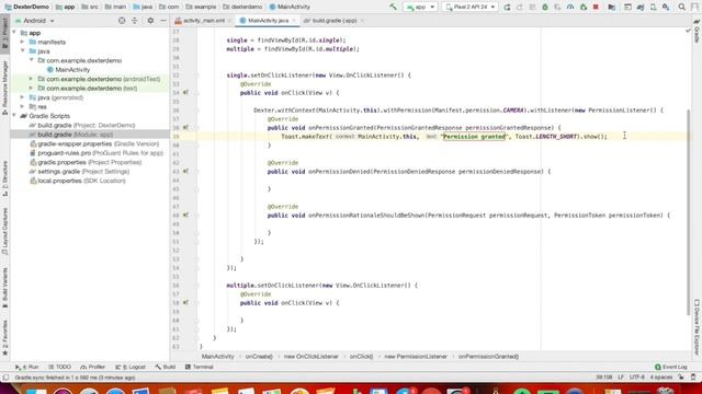 Android Runtime Permission Using Dexter | Android Dialog Permission Quick Tutorial English смотреть онлайн