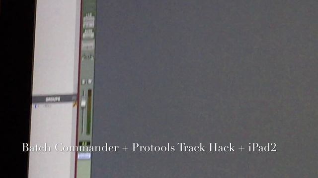 Slate Audio Batch Commander + Pro Tools Track Hack +iPad 2 (3rd Display) via Air Display смотреть онлайн
