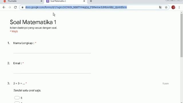 CARA KONVERSI GOOGLE FORM MENJADI APLIKASI ANDROID DENGAN WEBVIEW THUNKABLE X PART 2 смотреть онлайн