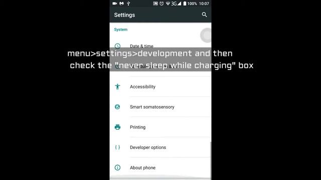 Screen never sleep while charging - Android смотреть онлайн