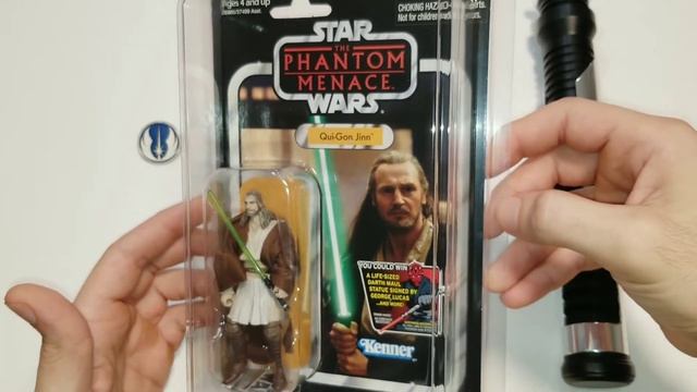 Star Wars Vintage Collection Qui-Gon Jinn VC75 Action Figure Review | The Phantom Menace смотреть онлайн