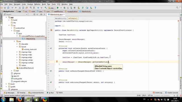 Working with Light Sensor in Android Studio смотреть онлайн