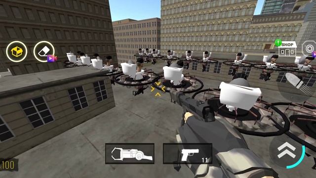 Nextbots in Playground Mod Gameplay 30, Skibidi Toilet Camera Clock Tv Titan Men ,Android Games io смотреть онлайн