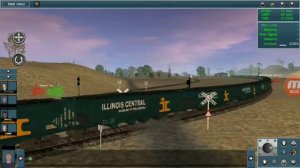 Trainz Android: UP Coal Train With DDA40X And 2 Bluebonnets