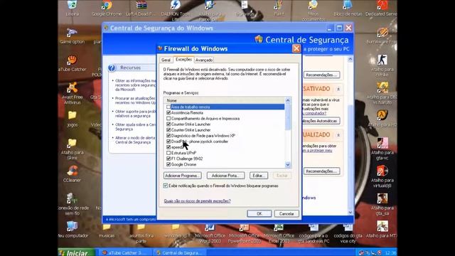 como ativar a atualização do firewall do windows XP. смотреть онлайн