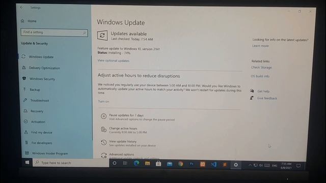 Feature update to Windows 10, version 21H1 | May 21 Update | Build 19043 смотреть онлайн