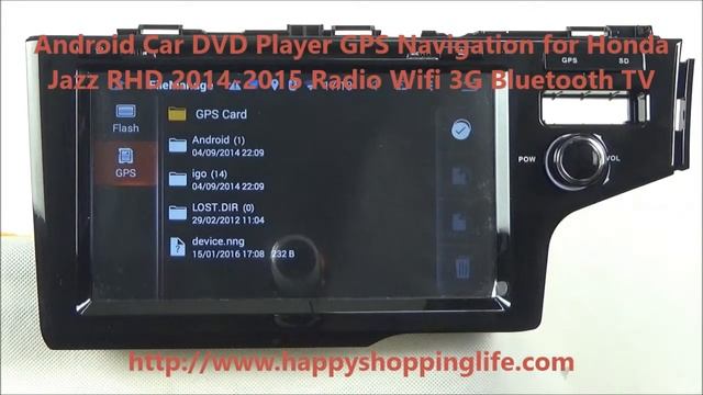 Honda Jazz RHD 2014-2015 Android Car Stereo DVD GPS Navigation Radio Wifi 3G смотреть онлайн