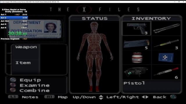 The X-Files Resist or Serve Speedrun - Scully (Emulator) 1:00:59 смотреть онлайн