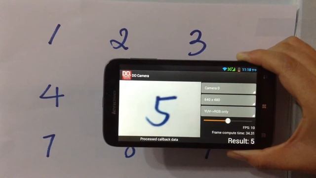 Convolutional neural net based handwritten digits recognition on Android смотреть онлайн