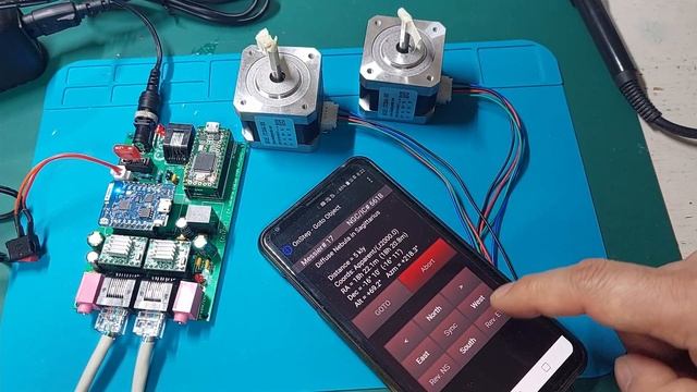 OnStep MiniPCB2 control test (Android Onstep controller 2) смотреть онлайн