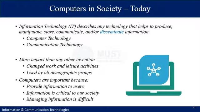 Lecture 02 - ICT - FA20 смотреть онлайн