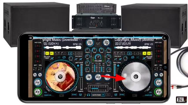 DJ setup song play on Android apps!! DJ sound play with android mobile!! music player #DJ #viral смотреть онлайн