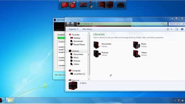 SkinPack HUD Red win7 смотреть онлайн