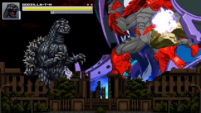 M.U.G.E.N. Godzilla vs Vegatron & Alpha Eve смотреть онлайн
