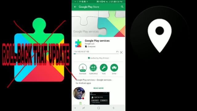 Uninstall Google play services and reinstall Full walkthrough QUICK AND VERY EASY AND GO SPOOF смотреть онлайн