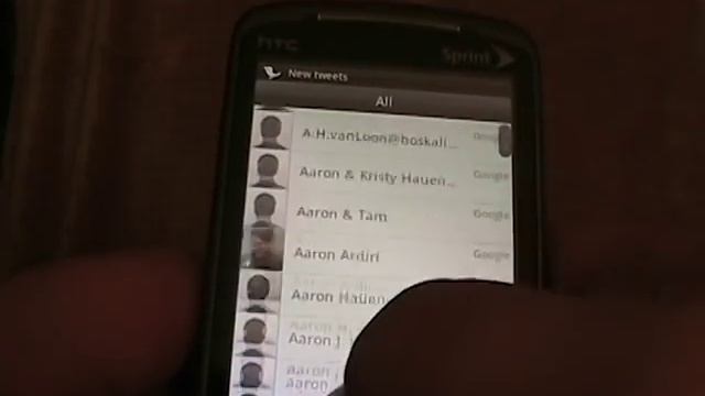 Sprint HTC Hero Google Android device смотреть онлайн