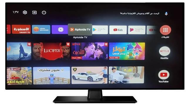 AptoideTV افضل متجر للشاشات السمارت اندرويد Smart TV смотреть онлайн