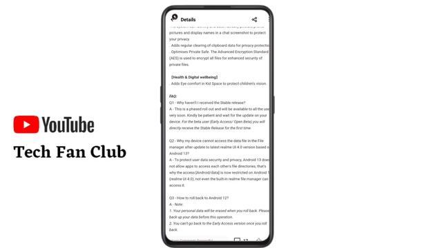 Realme 9i 4G Realme UI 4.0 Android 13 Stable Update/Realme 9i New Update F.04 May 2023/New Features смотреть онлайн