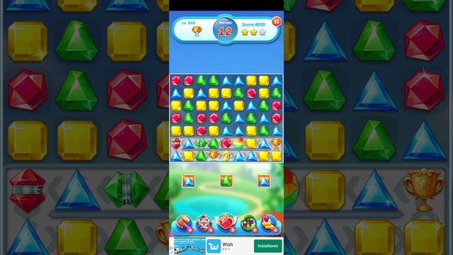 Jewel Crush 💎 - Jewels & Gems Match 3 Legend 2021 Level 544 ⭐⭐⭐ no Booster 👑 Android Gameplay ✅ смотреть онлайн