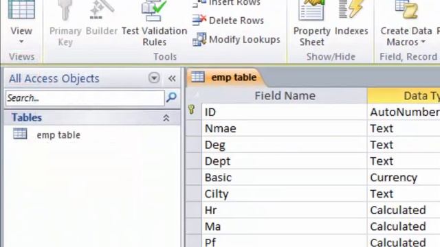 How to Create or Design a Table in MS Access | MS Access Bangla Tutorial | Nydasa | Ashraf Ullah смотреть онлайн