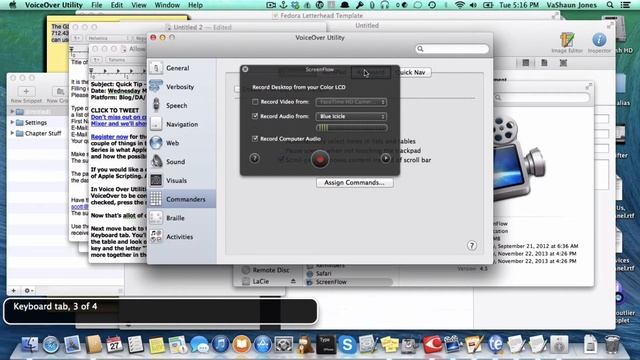 Allow VoiceOver to be controlled with AppleScript смотреть онлайн