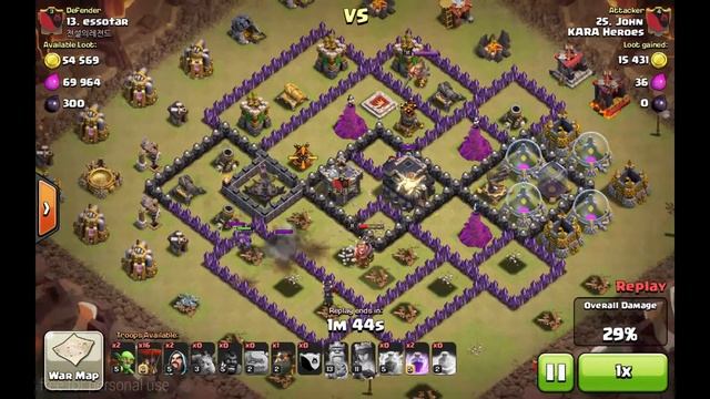 John atk1 war 123 GoLavaLoon th9 3* смотреть онлайн