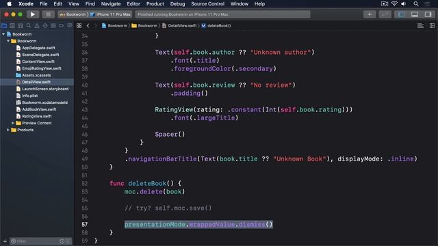 (OLD) Using an alert to pop a NavigationLink programmatically – Bookworm SwiftUI Tutorial 10/10 смотреть онлайн