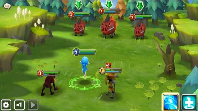 Summoners War: Sky Arena Gameplay Walkthrough - Garen Forest Normal - Paths for Android/IOS смотреть онлайн