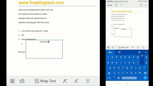 WPS Office Word Tutorial In Mobile - WPS Office Android Word Documant _ By SAWAL JAWAB