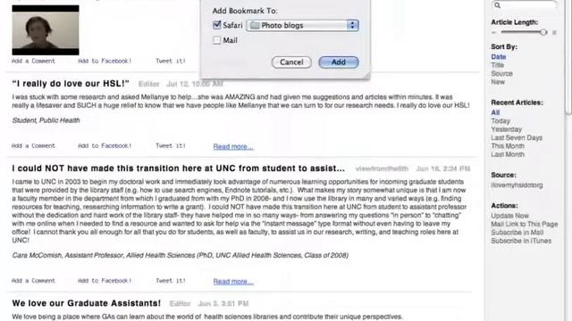Using Safari as an RSS feed reader смотреть онлайн