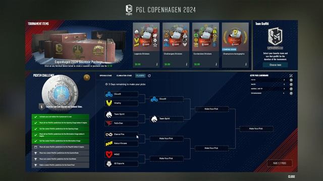 CS2 Playoff Stage Pick'ems - PGL Major Copenhagen 2024 Prediction! (DIAMOND COIN ALIVE!) смотреть онлайн