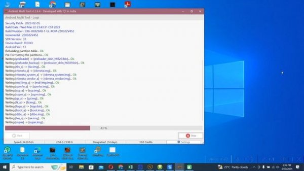 HOW TO FLASH TECNO COMON 20 PRO USING AMT ( ANDROID MULTI TOOL)