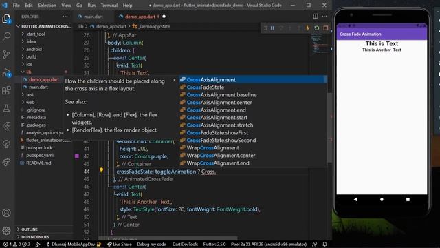 Flutter Cross Fade Animation in Depth | Flutter Tutorials смотреть онлайн