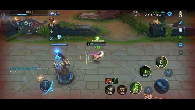 Match Mode 3 vs 3 Honor Of Kings, BIAN QUE Honor Of Kings Gameplay (Mage) King Of Glory смотреть онлайн