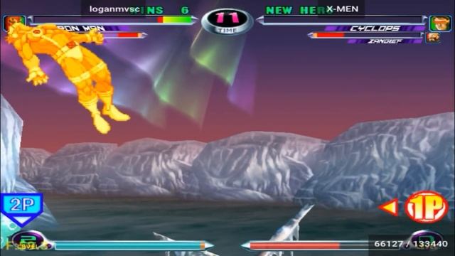 Marvel vs Capcom 2: New Age of Heroes - loganmvsc vs X-MEN смотреть онлайн