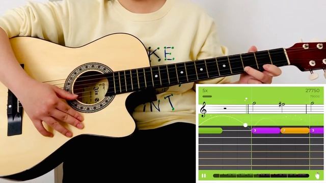 Adult Beginner Guitar Progress - Learning Guitar with Yousician : Week 2 смотреть онлайн