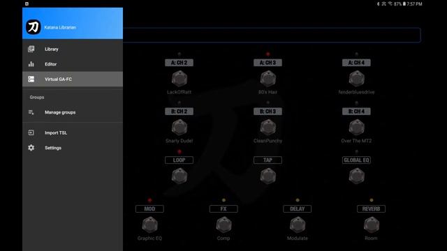 How To Use Katana Librarian Mobile App For Boss Katana MK2 смотреть онлайн