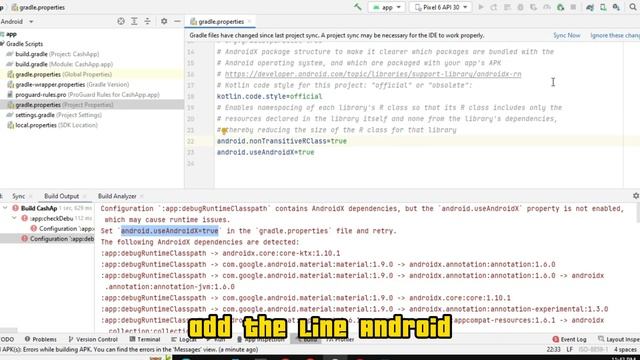 Fixed could not resolve all files for configuration ':app:debugRuntimeClasspath'' Contains Android смотреть онлайн