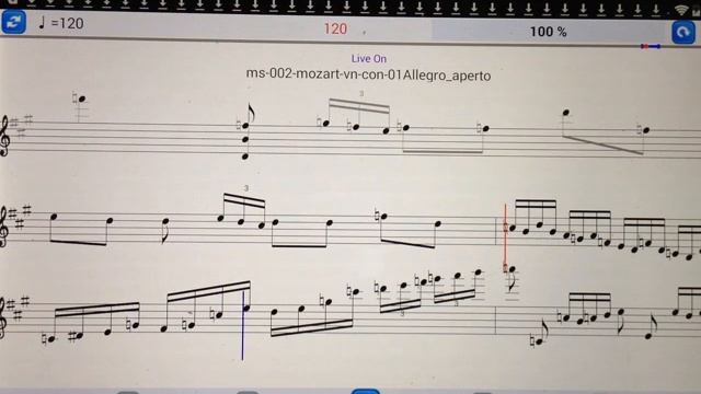 Practice Player Live Midi - playing Mozart Violin Concert 5 Cadenza with custom soundfont смотреть онлайн