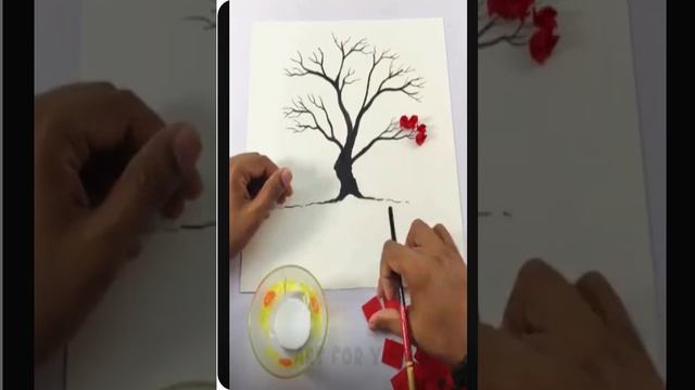 Осеннее дерево - своими руками.