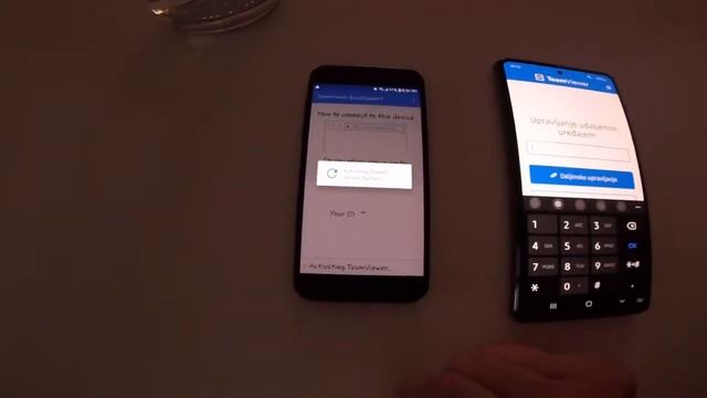 How to remote control one phone from another phone - Team Viewer смотреть онлайн
