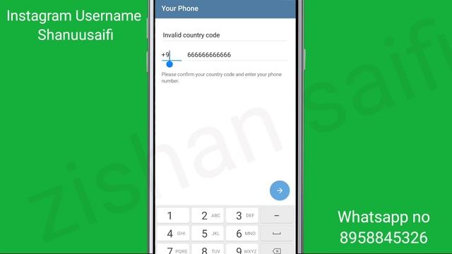 Telegram Fix Invalid Country Code Problem Solve смотреть онлайн