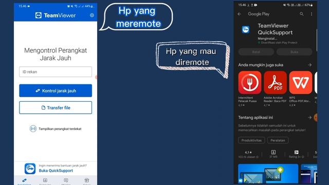 Cara Remote HP Jarak Jauh Dengan Aplikasi Teamviewer 2022 | Full Akses смотреть онлайн