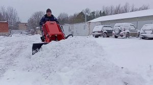Мини погрузчик МиниП уборка снега_снегоуборщик бензиновый