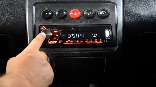 Spotify on Pioneer MVH-S105UI (Part 1) смотреть онлайн