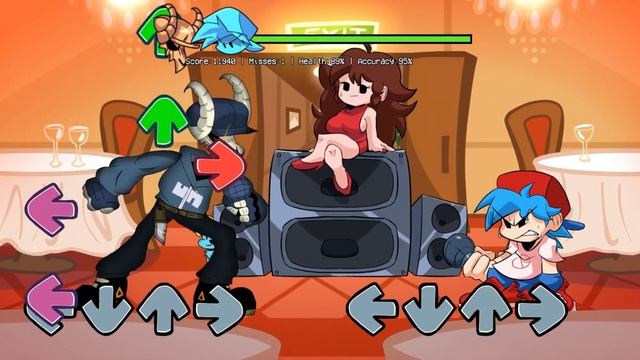 Friday Night Funkin' VS Tabi HD FULL WEEK + Cutscenes (FNF HD Mod/Hard) смотреть онлайн