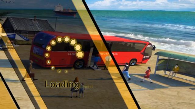 Water River Coach Bus Driver - City Tourist Bus Driving Simulator - Android смотреть онлайн