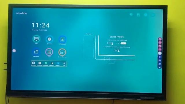 Newline Q series Android 11 Demo available ,Smart board demo смотреть онлайн